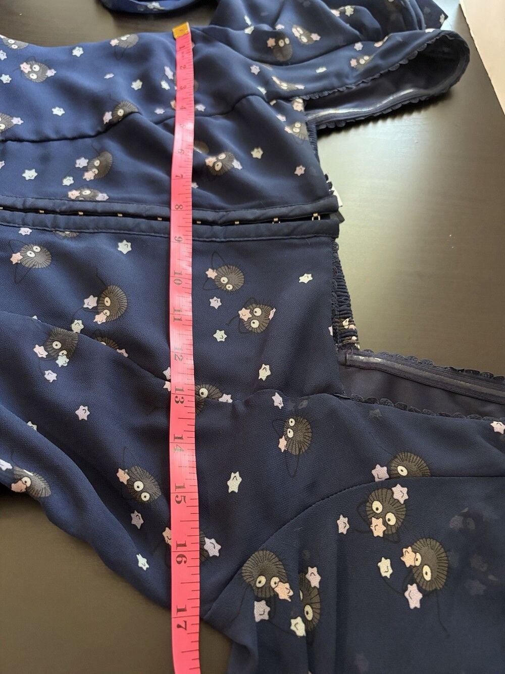 Her Universe Ghibli Dress Soot Sprites Spirited Away Small Smocked Pockets - Picture 9 of 13